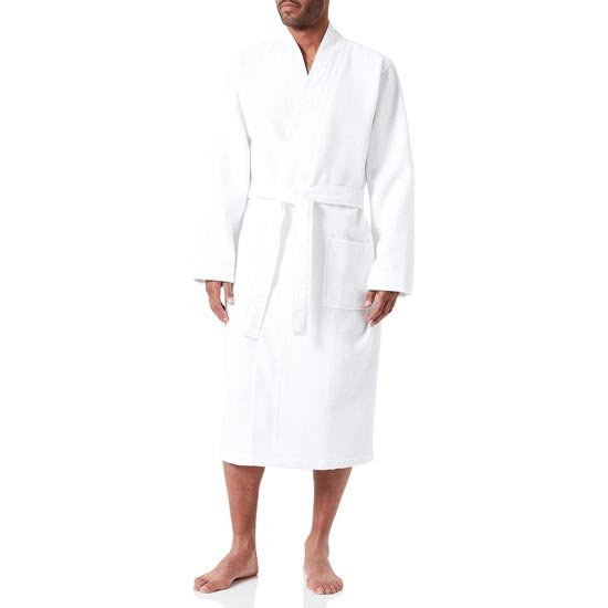BOSS Waffle Kimono Albornoz para Hombre