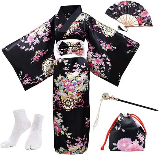 PLULON Set de Kimono Japonés